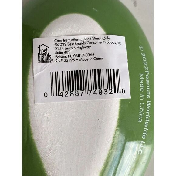 Peanuts Snoopy And Woodstock Christmas Santa Hat Spoon Rest Ceramic NEW - Picture 7 of 9